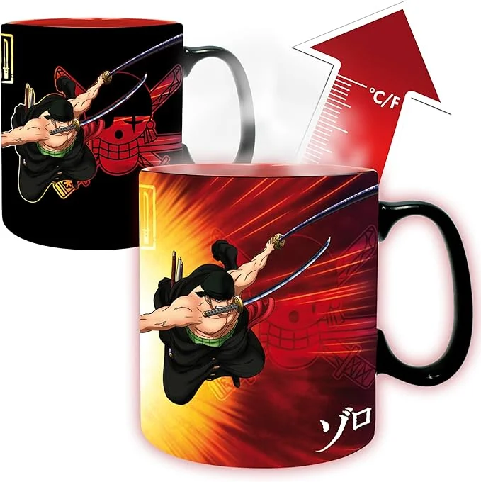 Abystyle  ABYSTYLE One Piece Zoro & Sanji 16oz Heat Changing Mug  | Best Price UAE